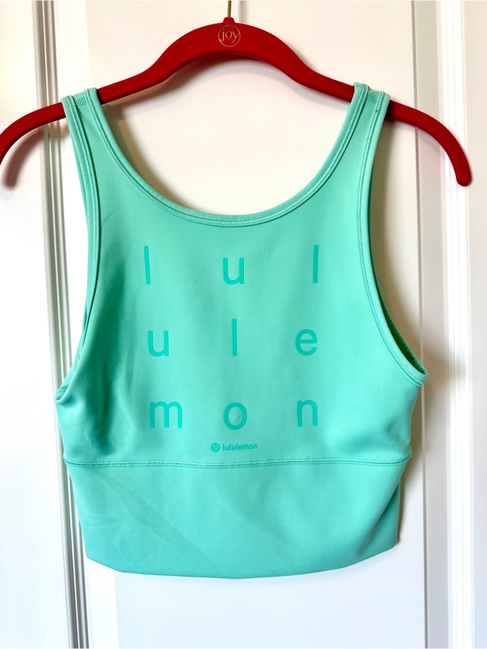 Lululemon Energy High-Neck Longline Bra Wild Mint Like New